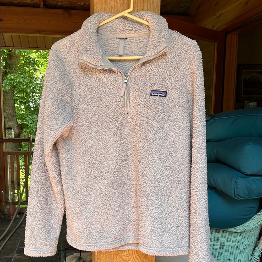 Patagonia grey 1/4 zip Neck Sweater
